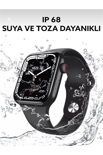 Gümüş ve Siyah Renkli Akıllı Saat: 1.9 İnç Ekran, GPS, NFC ve Suya Dayanıklı Özellikler