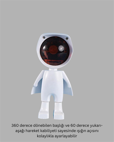 Gün Batımı Efekti Sunan Astronot LED Masa Lambası Yeni Nesil