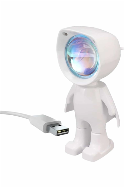 Gün Batımı Projektör Lamba Astronot Görünümlü Dekoratif Masa Lambası
