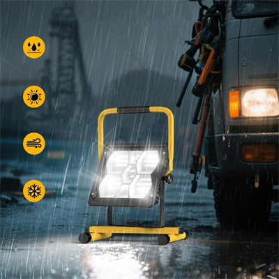 Güneş Enerjili 400 Ledli Powerbank Projektör