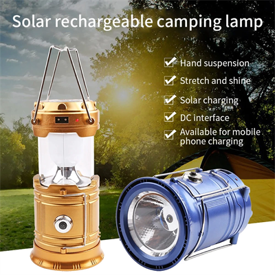 Güneş Enerjili Açılır Kapanır Kamp Lambası Bx40