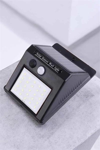 Güneş Enerjili Bahçe Lambası Solar Gece Aydınlatma Sensörlü Lamba