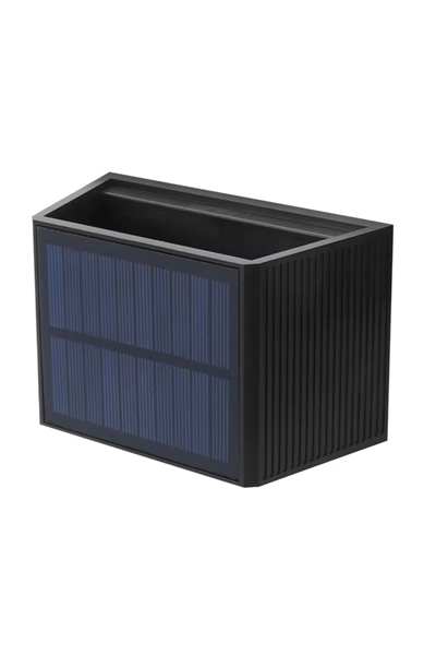 Güneş Enerjili Çift Yönlü Duvar Lambası - Bahçe ve Dış Mekan Aydınlatması