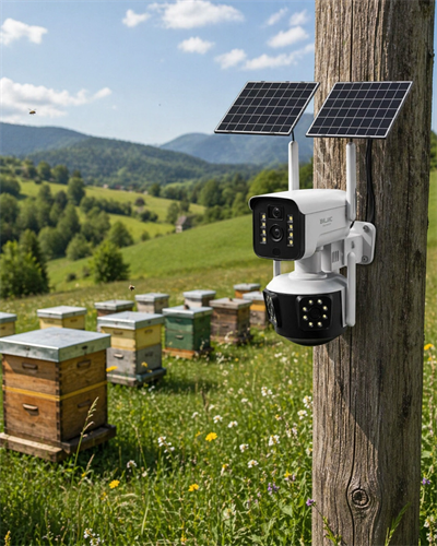 Güneş Enerjili Çiftlik Kamerası 9MP 4G SIM Kartlı Solar Güvenlik Kamerası