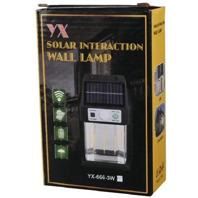 Güneş Enerjili Duvar Lambası YX-666 3W (3936)