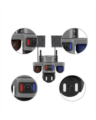 Güneş Enerjili Ev Bahçe Kamerası 4G SIM Kartlı Akıllı Güvenlik Kamerası 2 Yıl Garantili