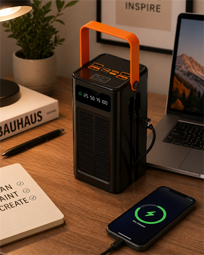 Güneş Enerjili Hızlı Şarj Powerbank Taşınabilir Yüksek Kapasiteli 80.000