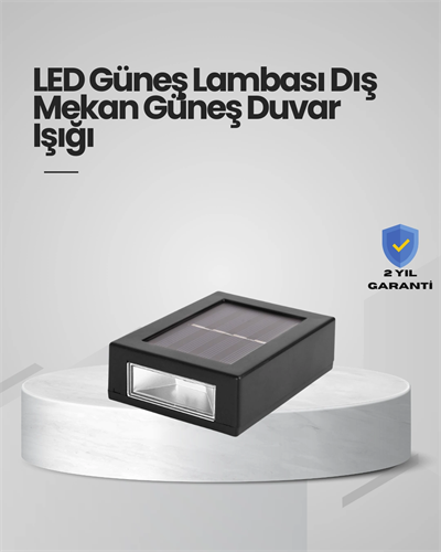 Güneş Enerjili LED Duvar Aydınlatması