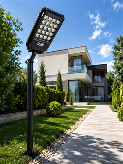 Güneş Enerjili LED Duvar ve Direk Lambası Suya Dayanıklı Akıllı Aydınlatma