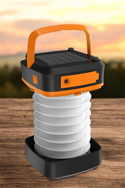 Güneş Enerjili Led Lamba Kamp Lambası Katlanabilir Lamba USB Şarjlı