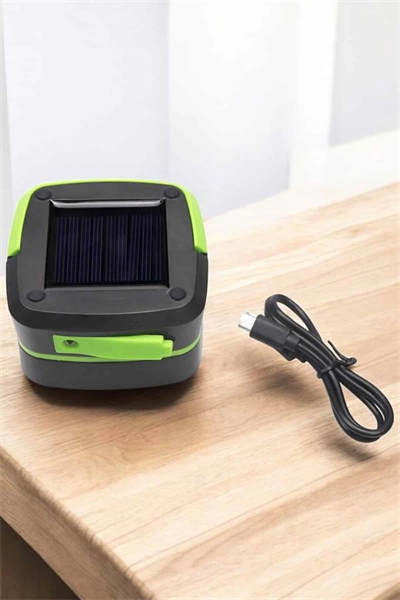 Güneş Enerjili Led Lamba Kamp Lambası Katlanabilir Lamba USB Şarjlı