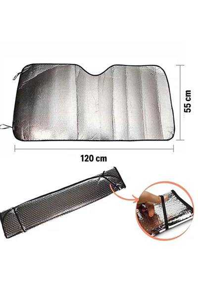 Güneşlik Koruyucu Perde Metalize Oto Araç Araba Güneşliği Ön Cam Güneşliği