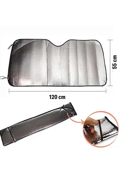 Güneşlik Koruyucu Perde Metalize Oto Araç Araba Güneşliği Ön Cam Güneşliği