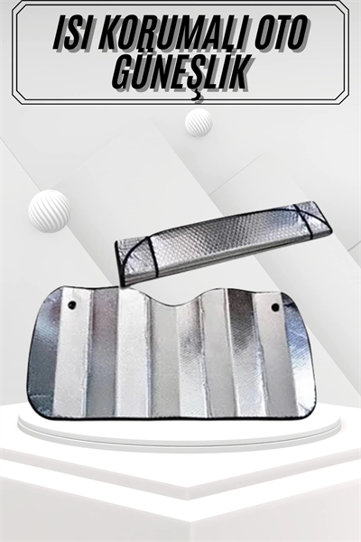 Güneşlik Koruyucu Perde Metalize Oto Araç Araba Güneşliği Ön Cam Güneşliği