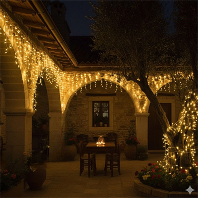 Günışığı Renk 5 Farklı Işık Modlu 10 Metre Eklemeli Dekor Boncuk Model Dekoratif Led Bx40