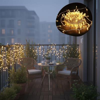 Günışığı Renk 5 Farklı Işık Modlu 10 Metre Eklemeli Dekor Boncuk Model Dekoratif Led (3936)