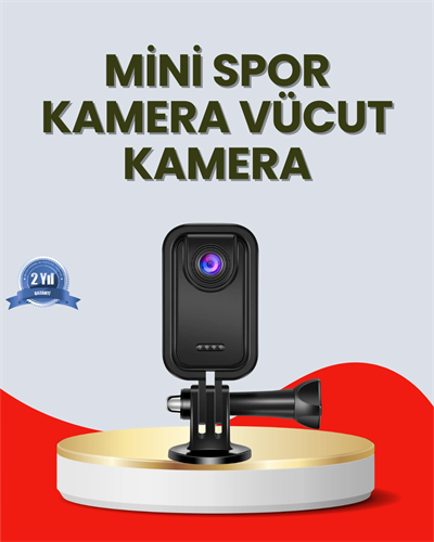 Günlük Kullanıma Uygun Mini Video Kamera Vlog Çekimleri İçin