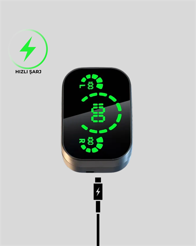 Gürültü Engelleyici Bluetooth Kulaklık – Akıllı Ekranlı, HiFi Ses Kalitesi