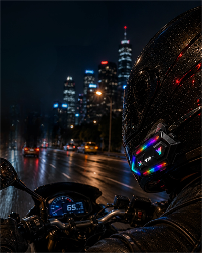 Gürültü Engelleyici Motosiklet Kask Intercom Uzun Pil Ömürlü Tasarım