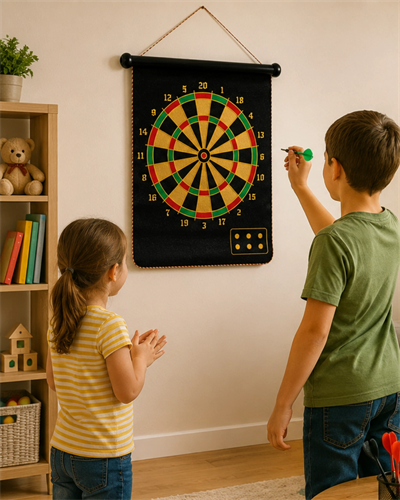 Güvenli Manyetik Dart Seti 6 Dart Oklu Eğlenceli Hedef Oyunu