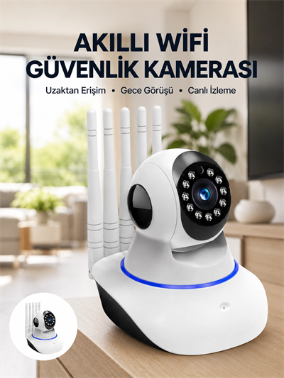 Güvenlik Kamerası Antenli Gece Görüşlü Sensörlü Harekete Duyarlı Yeni Nesil
