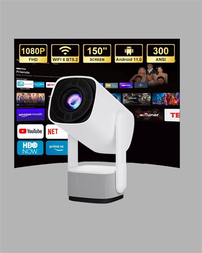 HD 720p Projeksiyon Cihazı – Geniş Ekran, 10.000 Saat Ampul Ömrü, Ev Sineması Deneyimi