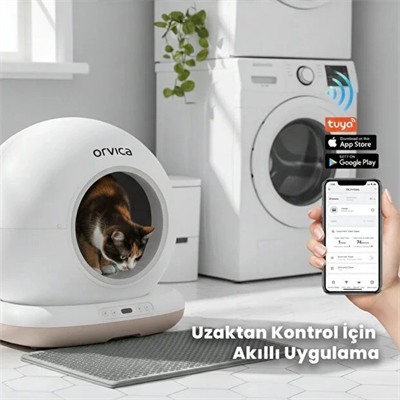 HD Kameralı Akıllı Kedi Tuvaleti