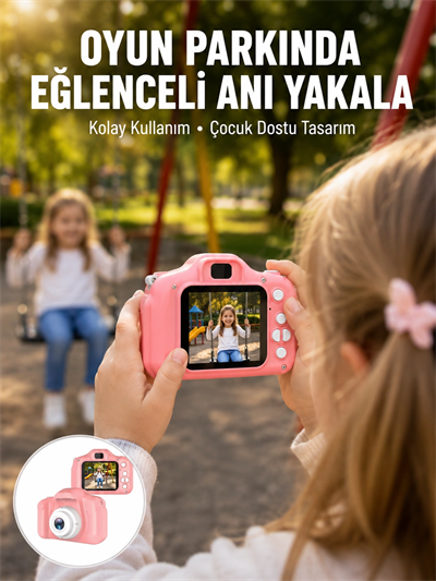 HD Mini Dijital Kamera Video ve Fotoğraf Çekim Özellikli Şarjlı Taşınabilir Kayıt Cihazı Yeni Nesil