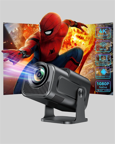 HDMI USB Girişli Akıllı Projeksiyon Cihazı Taşınabilir Düşük Tüketimli