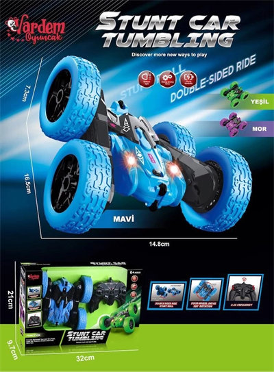 HG4-04 UK FF ŞARJLI 2.4G 4 TEKER AKROBAT ARABA-VRD