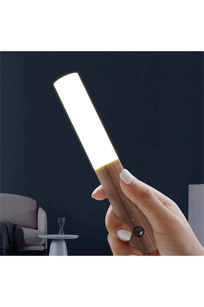 HS-5890 Sensörlü Şarjlı LED Duvar Aplik Gün Işığı 3200K Kablosuz Lamba