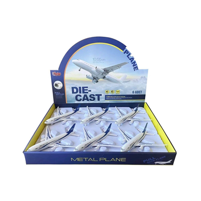 HW-180 2830 BLUE CB IŞIKLI SESLİ METAL YOLCU UÇAĞI