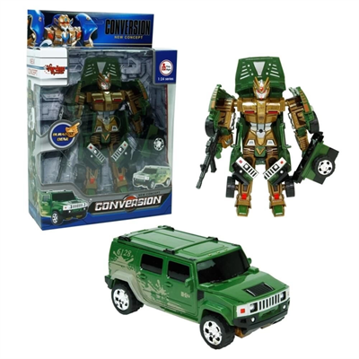 HW-899-1-2-5 KUT. DÖNÜŞEBİLEN ROBOT JEEP 1:24 -VRD