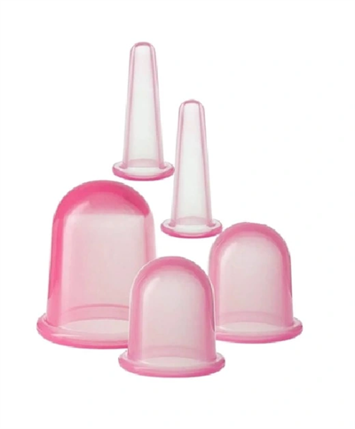 Hacamat Kupası Seti Silikon - 5li Set - Selülit Masaj Seti