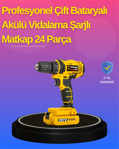 Hafif ve Ergonomik 12V Kablosuz Matkap | Hızlı Şarj ve Uzun Pil Ömrü