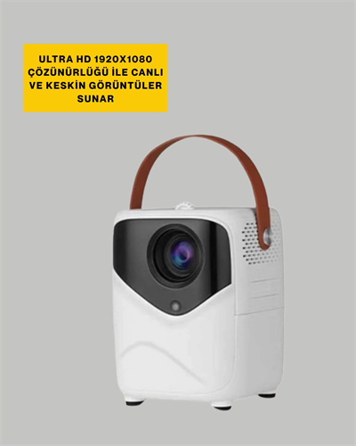 Hafif ve Taşınabilir Projektör – 750 Gram Ağırlıkla Mobil Kullanıma Uygun