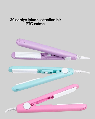 Hafif ve Taşınabilir Seramik Kısa Saç Maşası – Seyahate Uygun Ergonomik ve Güvenli Tasarım Yeni Nesil