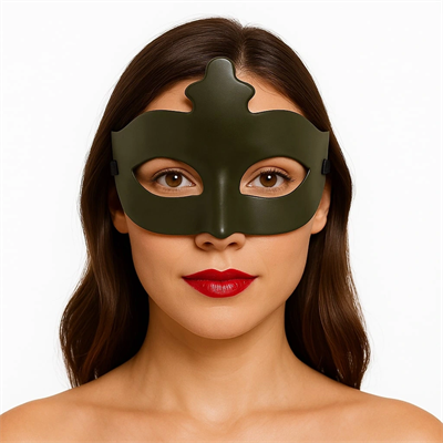 Haki Yeşil Renk Masquerade Kostüm Partisi Venedik Balo Maskesi