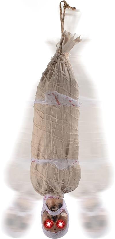 Halloween Sensörlü Işıklı Hareketli Mumya 25x75 cm (3936)