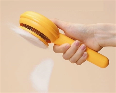 Hamburger Şekilli Otomatik Temizlenen Evcil Hayvan Tarağı