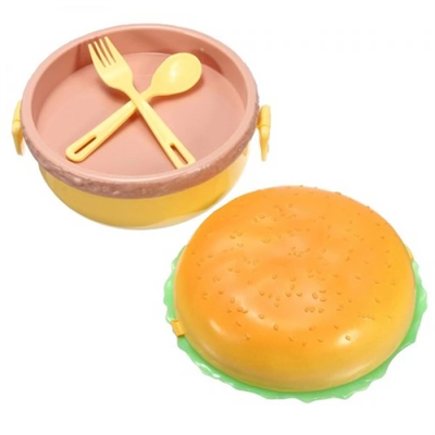 Hamburger Tasarımlı Beslenme Kabı