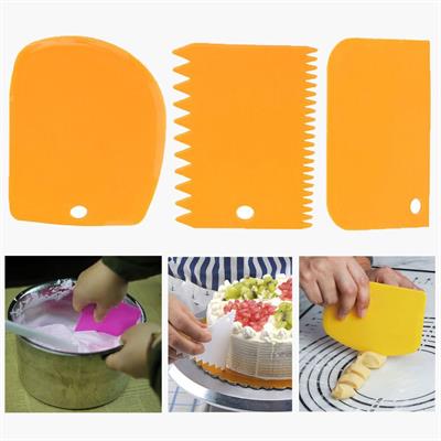 Hamur Şekillendirici Kesici Kazıyıcı Pasta Kek Dekorasyon Seti (3936)