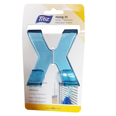 Hang İt Pratik Kolay Taşımabilir Havlupan 2 Kancalı Banyo Askısı Bx40