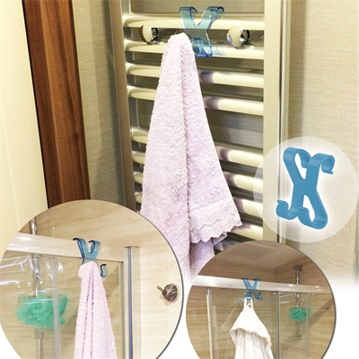Hang İt Pratik Kolay Taşımabilir Havlupan 2 Kancalı Banyo Askısı Bx40