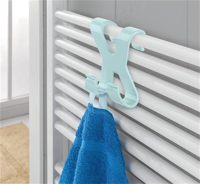 Hang İt Pratik Kolay Taşımabilir Havlupan 2 Kancalı Banyo Askısı Bx40