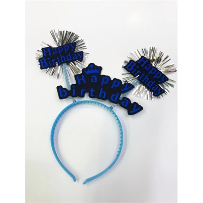 Happy Birthday Neon Renk Doğum Günü Tacı - 12 Adet