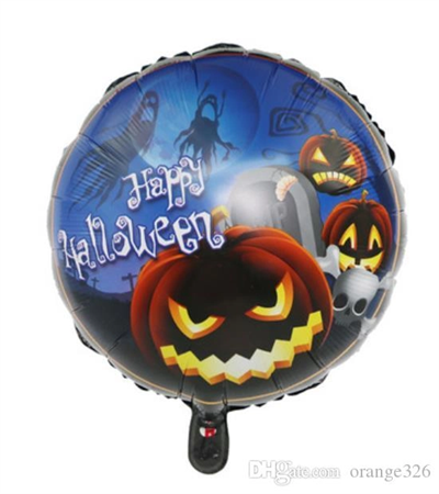 Happy Halloween Balkabağı Folyo Balon 18 İnç Bx40