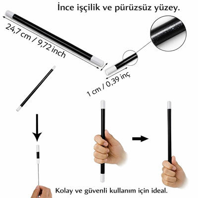 Hareket Eden Sihirli Değnek Çubuk 24 Cm Bx40