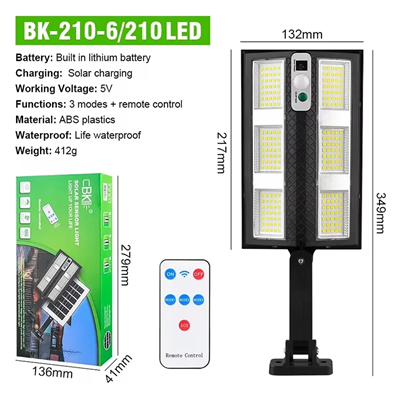 Hareket Sensörlü Ip65 Güneş Enerjili Led Spot Kumandalı Bx40