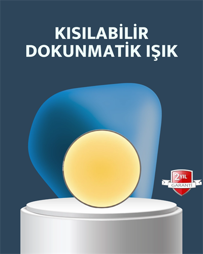 Hareket Sensörlü USB Şarjlı LED Gece Lambası Enerji Tasarruflu